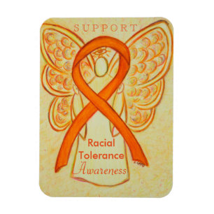 Raciale Tolerance Awareness Ribbon Angel Magnet Magneet