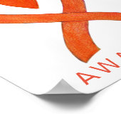 Raciale tolerance waakzaamheid Poster met lint (Hoek)