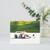 Racin' in de zon briefkaart (Staand voorkant)