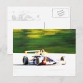 Racin' in de zon briefkaart (Voorkant / Achterkant)