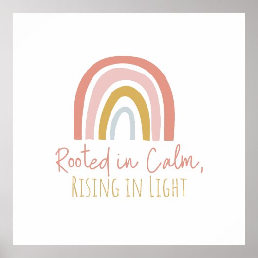 Racine dans le canevas de Calme - Impression mural (Devant)