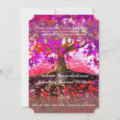 Racines de la forêt de chêne enchantée Faire-part  (Devant)