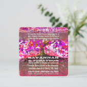 Racines de l'amour Romantique chêne Faire-part de (Debout devant)