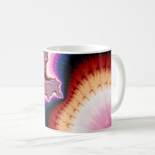 Racines - Mug fractale (Devant droit)