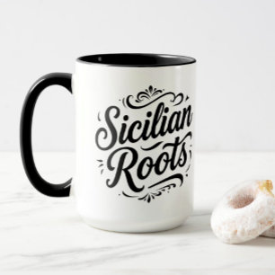 Racines siciliennes – Mug Élégant de l'Héritage It