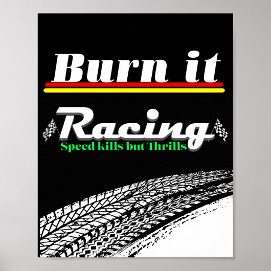 racing aesthetic design poster (Devant)