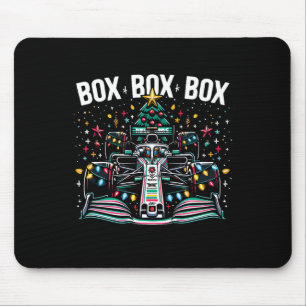 Racing Auto Box Box Box Radio Oproep Pret Kerstboo Muismat