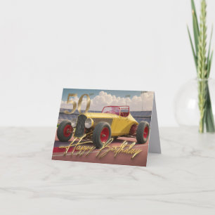 Racing auto Happy 50th Kaart
