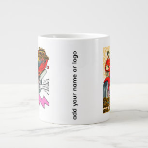 Racing Bike Art Snelheid Extra Grote Beker