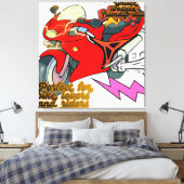  Racing Bike Art Speed Canvas Afdruk (Insitu (Slaapkamer))