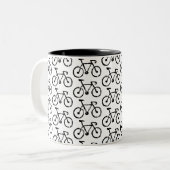 Racing Bike Print Mug (Devant gauche)