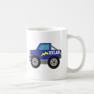 Racing Blue Monster Truck, voor jongens Koffiemok