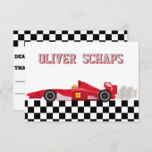 Racing Boys Merci Note (Devant / Derrière)