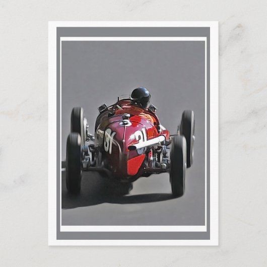 Racing Briefkaart (Voorkant)