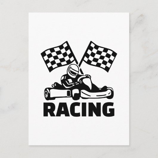Racing Briefkaart (Voorkant)