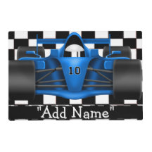 Racing Car Artmat gelamineerd placemat