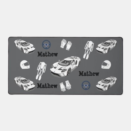 Racing car Desk Mat (Recto)