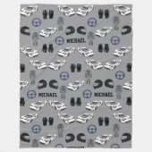Racing car Fleece Blanket (Voorkant)