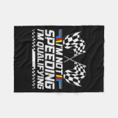 Racing Car Not Speeding Im Qualifying Race Men Kid Fleece Deken (Voorkant (Horizontaal))