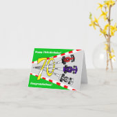 Racing Cars 70e kaart (Gele Bloem)