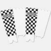 Racing Checkered Winners Flag Black en White Bedankdoosjes (Ongevouwen)