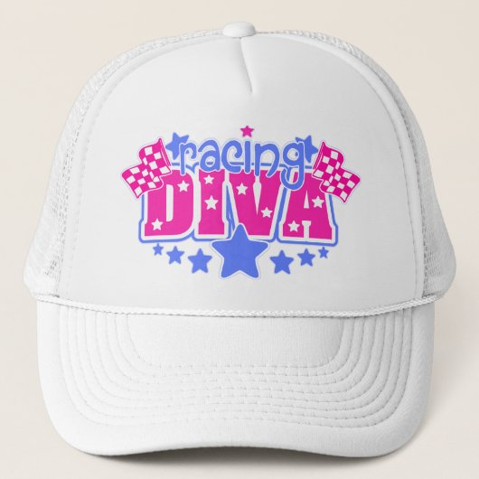 Racing Diva Trucker Pet (Voorkant)