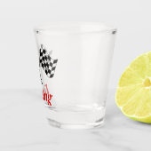 Racing Finish Flags Shot Glas (Rechts)