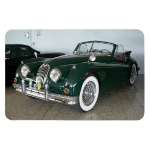 Racing Green Jaguar XK 120 Magneet