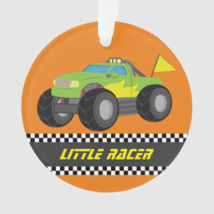 Racing Green Monster Truck Racers Slaapkamer Decor Ornament