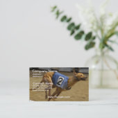 Racing Greyhound Dog Visitekaartje (Staand voorkant)
