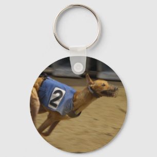 Racing Greyhound Sleutelhanger