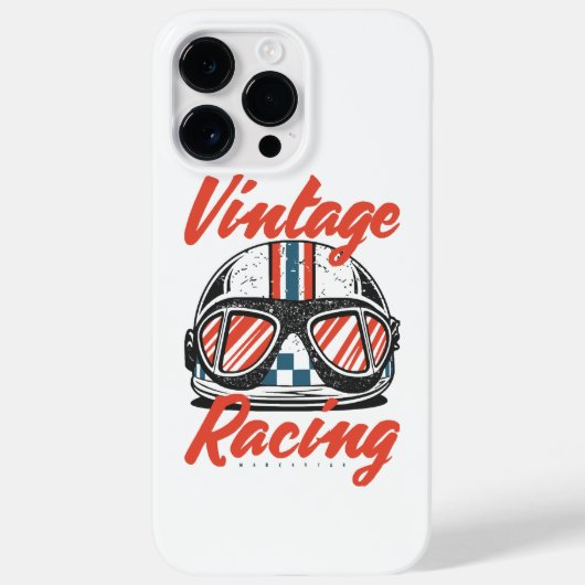 Racing Helmet Case-Mate iPhone Case (Achterkant)
