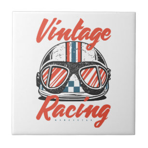 Racing Helmet Tegeltje