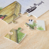 Racing Homer op de landingsbaan Legpuzzel (Zijkant)