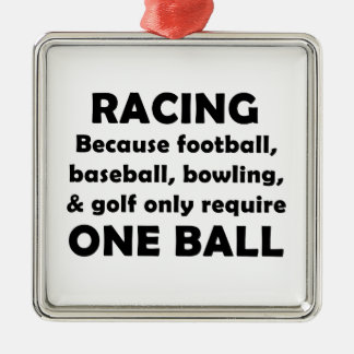 Racing Metalen Ornament