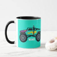 Racing Monster Truck, voor jongens en meisjes Coff