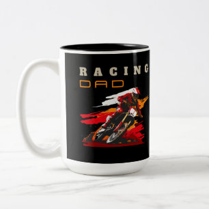 Racing Pa Tweekleurige Koffiemok