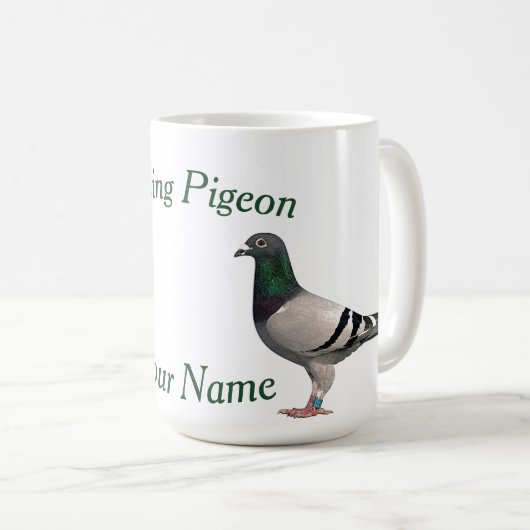 Racing Pigeon Fancier Mug (Devant droit)