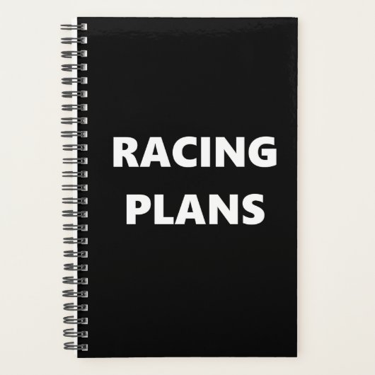 Racing Planner Sports Thème Plans de course (Devant)