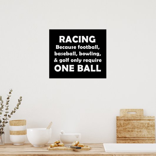 Racing Poster (Keuken)