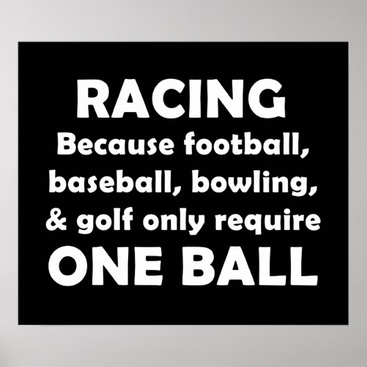 Racing Poster (Voorkant)