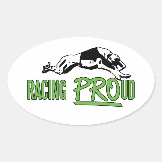 Racing PROud sticker (Voorkant)