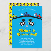 Racing Race Auto Afstuderen Partij Kaart (Voorkant / Achterkant)