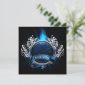 Racing Race Car Event Invitation (Debout devant)