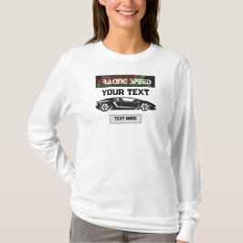 Racing Speed Car Design – Fast Motorsport Performa T-shirt