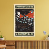 Racing Squelette Tout Va Vous Tuer Toile (Insitu(Salon))