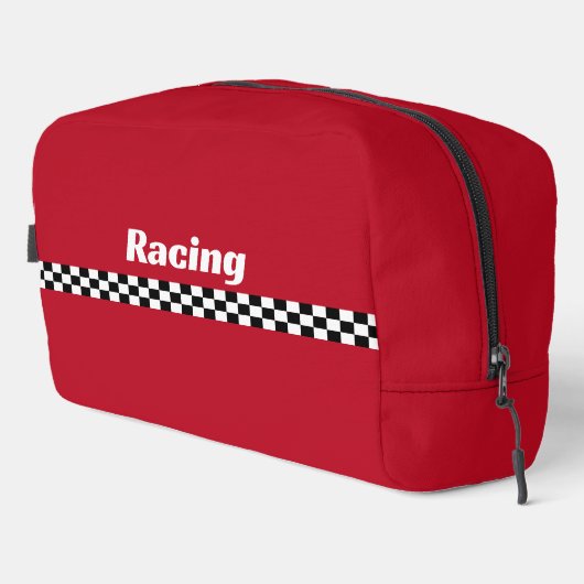 Racing Stripes Design Dopp Kit Bag Toilettasje (Rechterhoek)