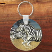 Racing Stripes - Zebra Sleutelhanger (Voorkant)