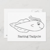 Racing Tadpole Briefkaart (Voorkant / Achterkant)
