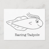 Racing Tadpole Briefkaart (Voorkant)